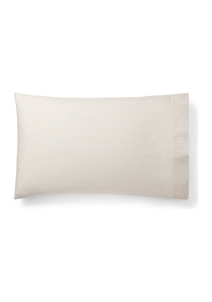 Sloane Cotton Percale Checked Sheet Set