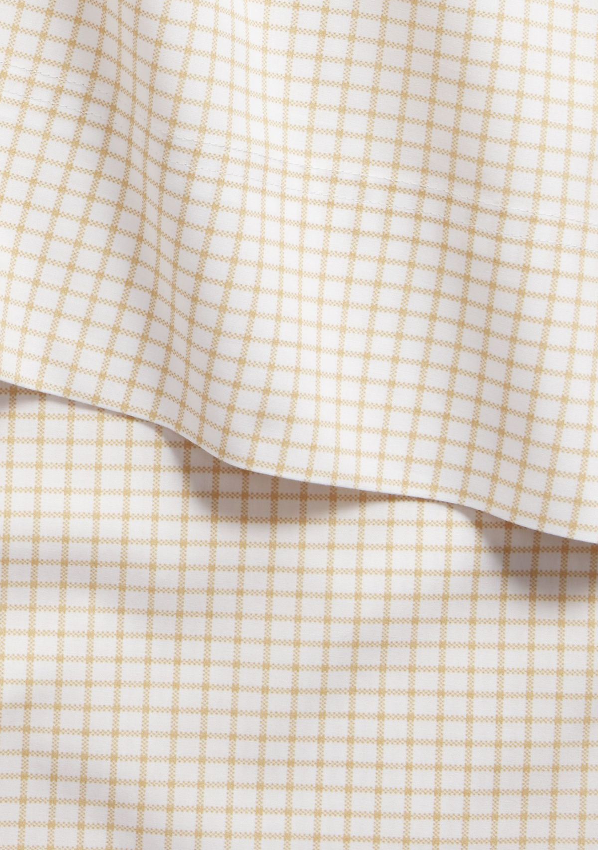 Sloane Cotton Percale Checked Sheet Set