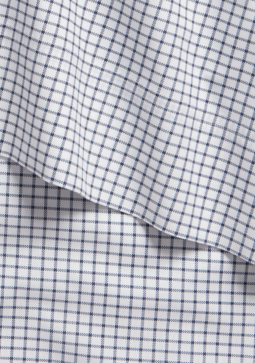 Sloane Cotton Percale Checked Pillowcase Set