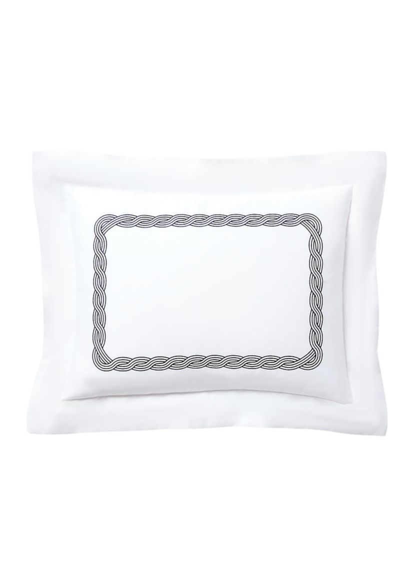 Spencer Cable Embroidery Throw Pillow