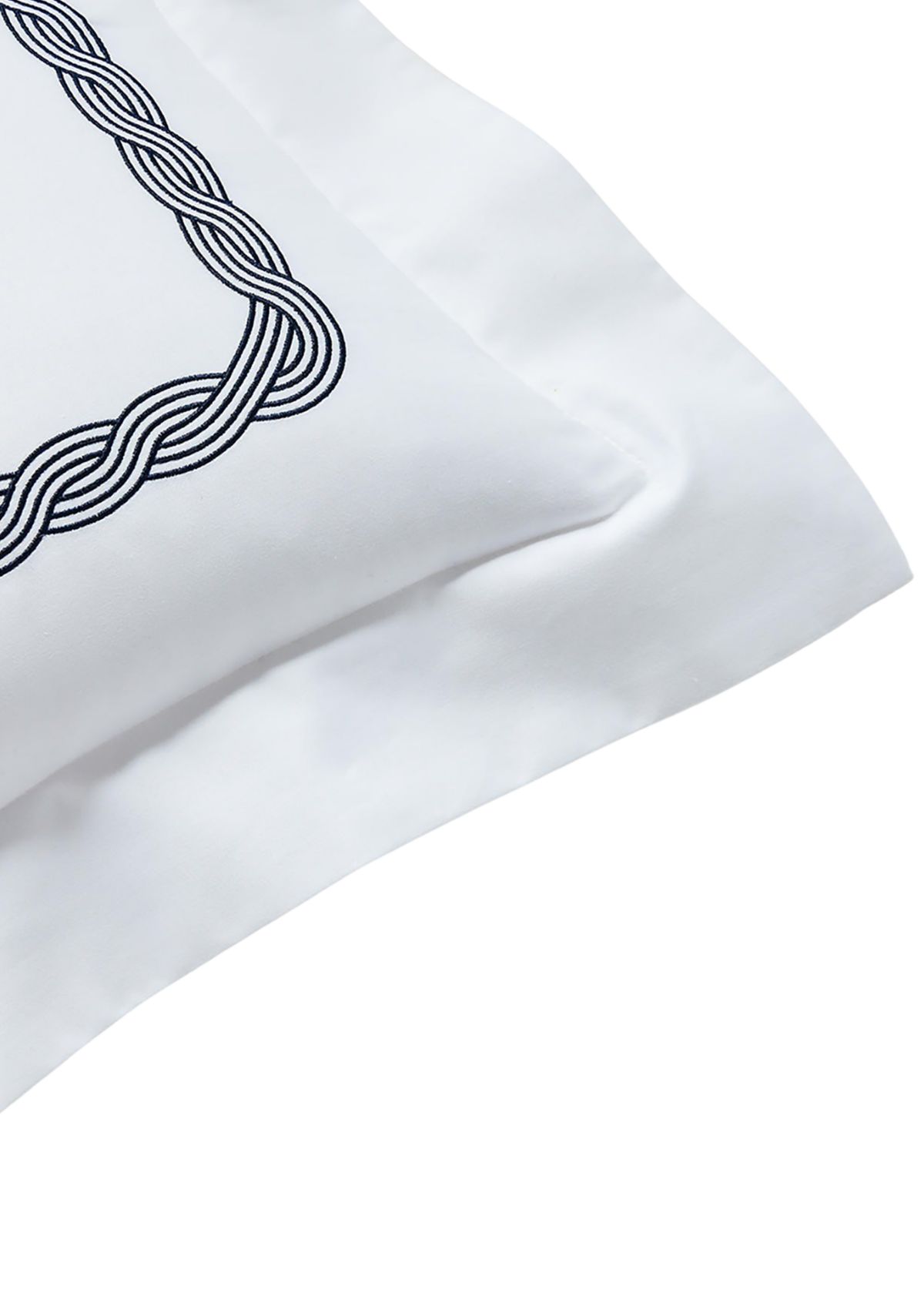 Spencer Cable Embroidery Throw Pillow