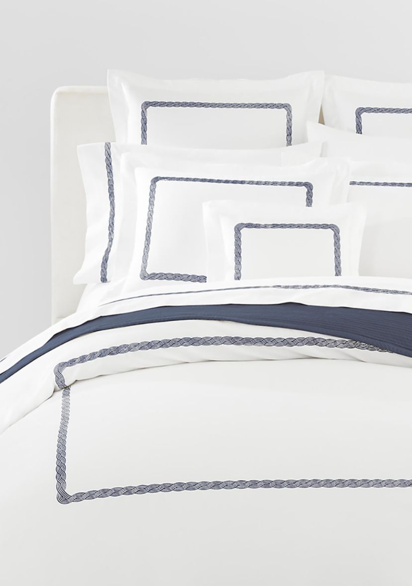 Spencer Cable Embroidery Throw Pillow