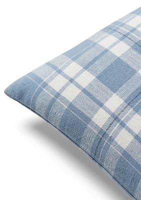 Windowpane Check Throw Pillow