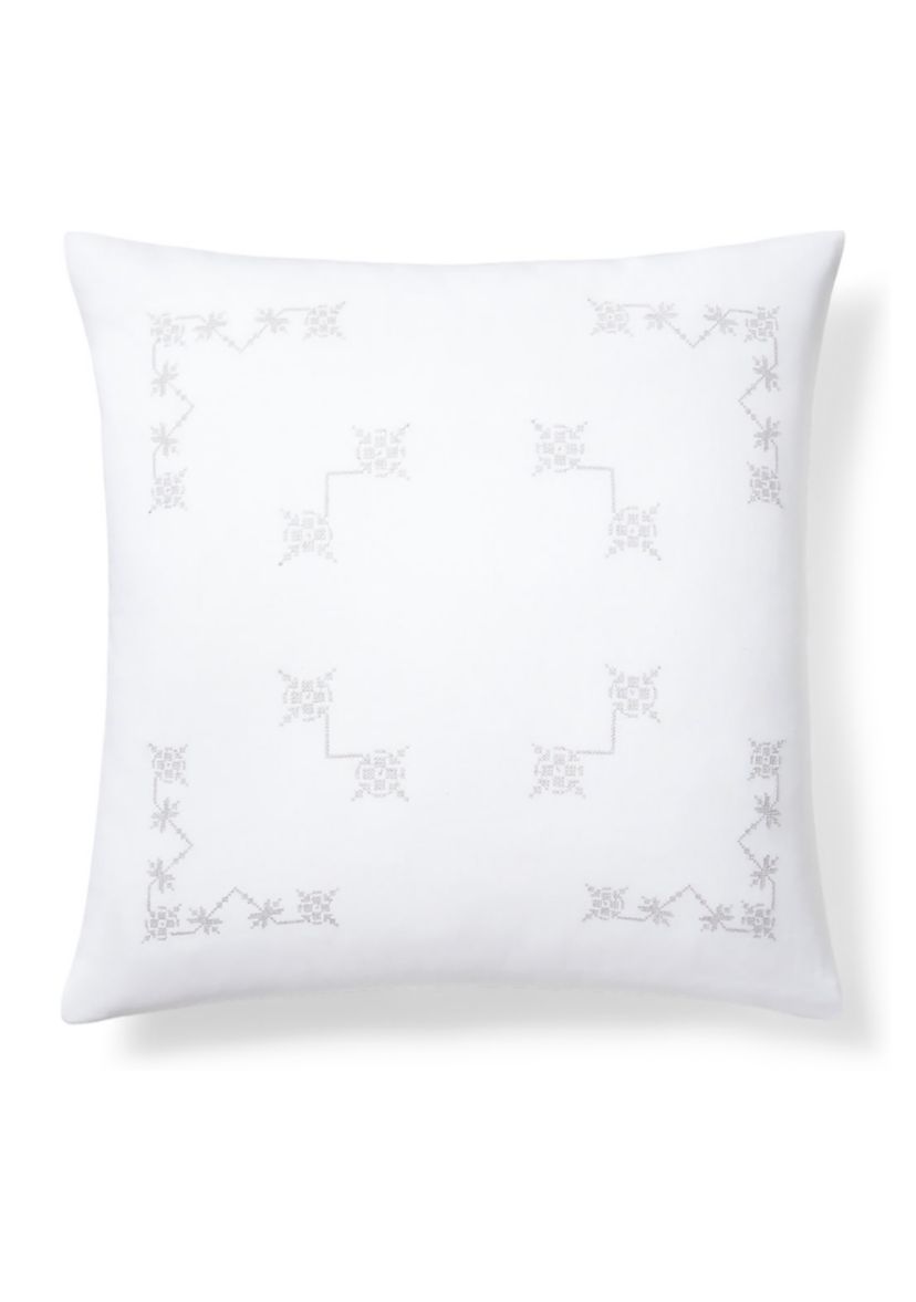 Anya Embroidery Throw Pillow