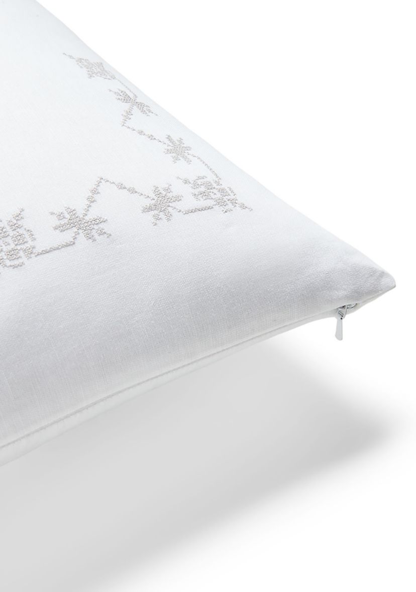 Anya Embroidery Throw Pillow