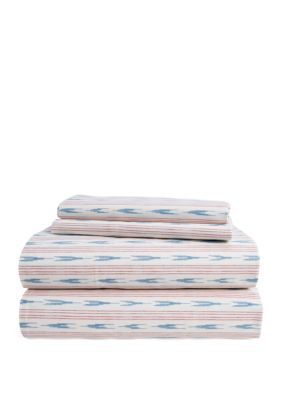 lauren ralph lauren lucie ikat stripe sheet se