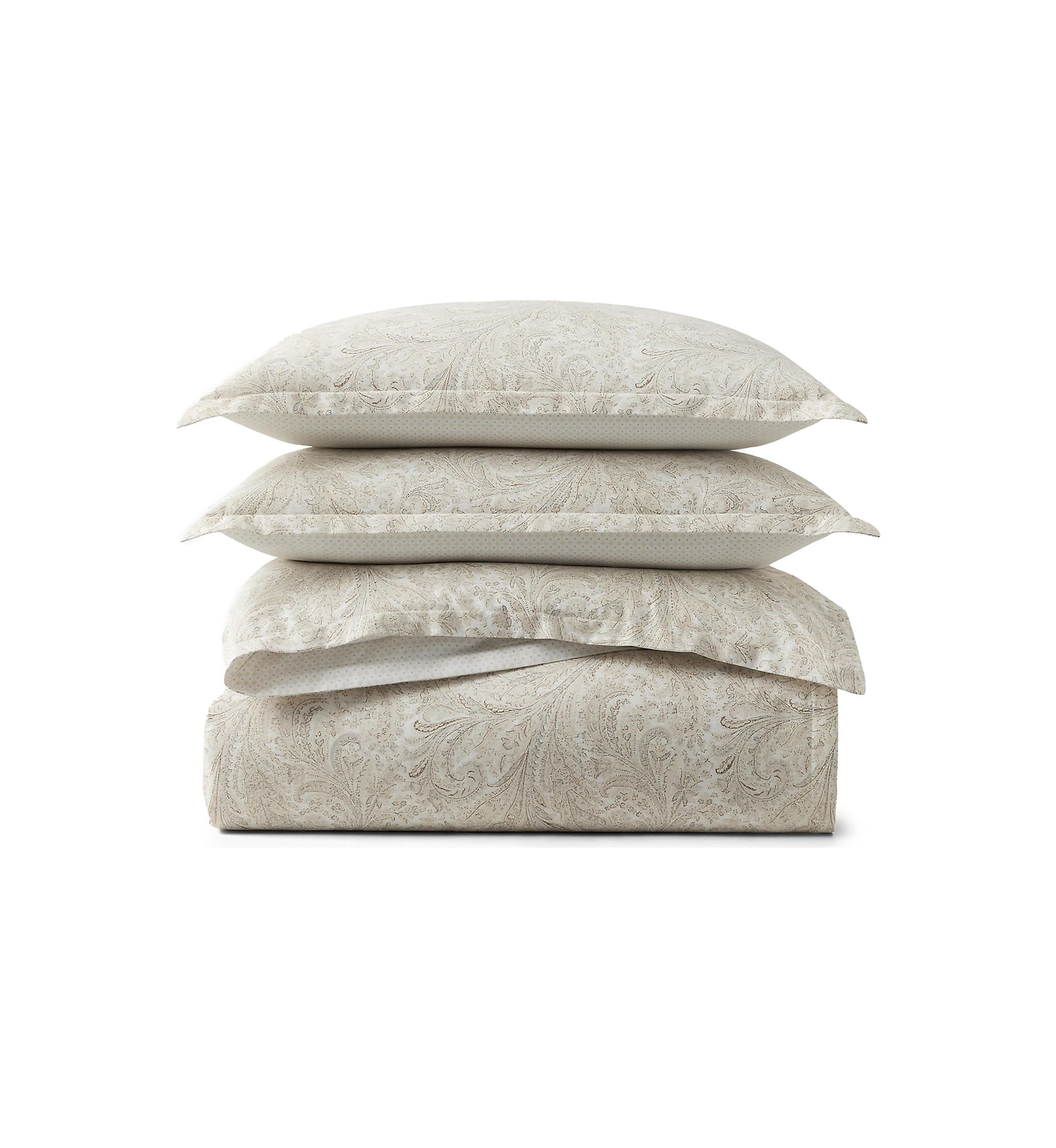 Marah Paisley Cotton Percale Full/Queen Duvet Cover Set