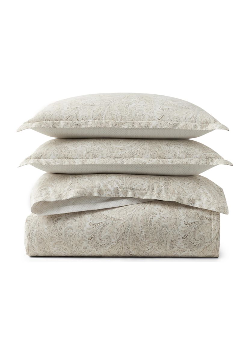 Marah Paisley Cotton Percale Full/Queen Comforter Set