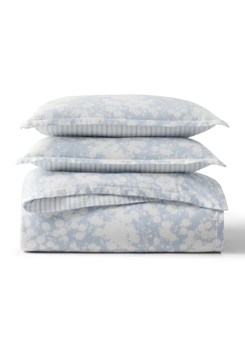 Alice Floral Cotton Sateen King Comforter Set