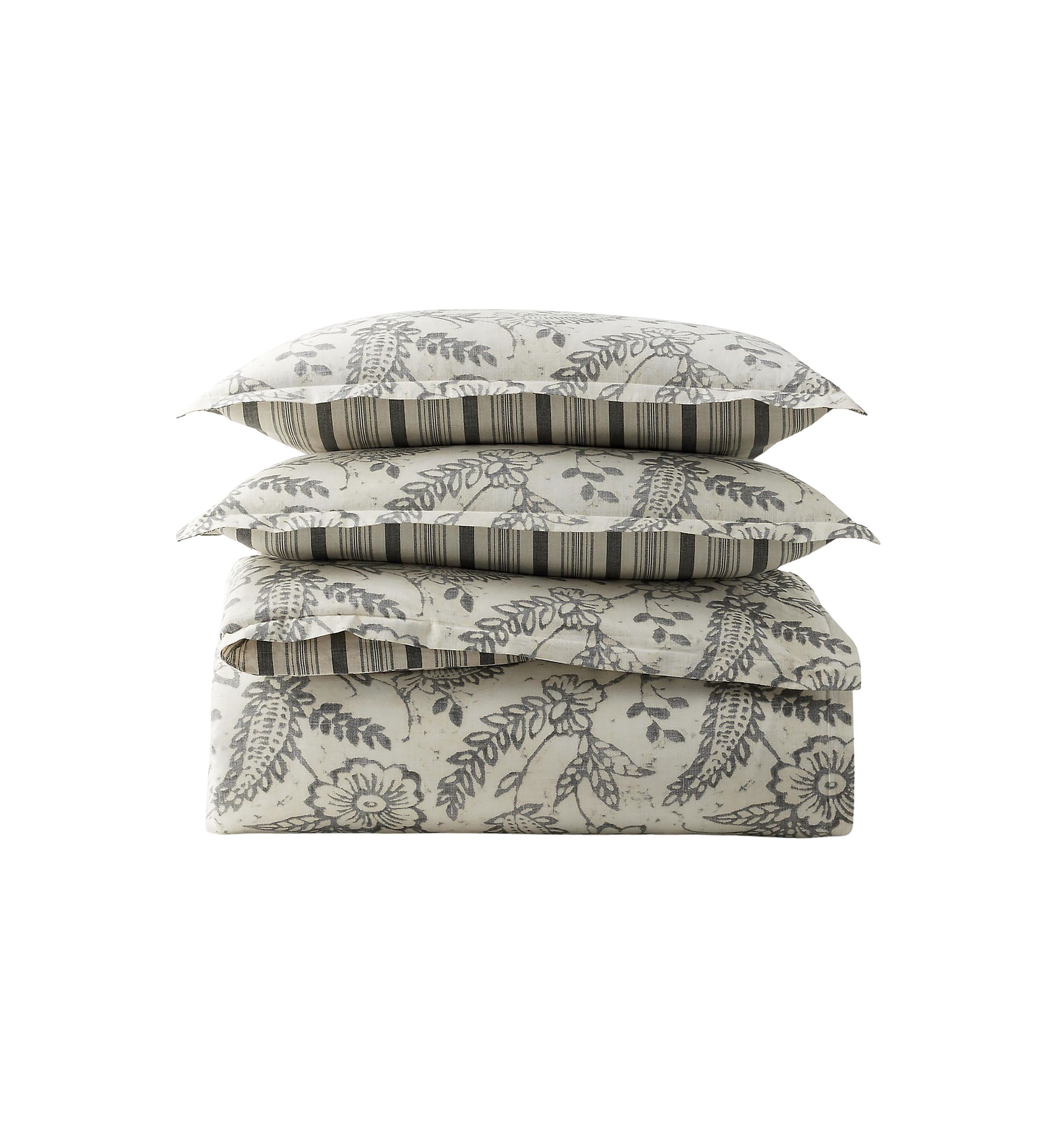 Sara Floral Paisley King Duvet Cover Set