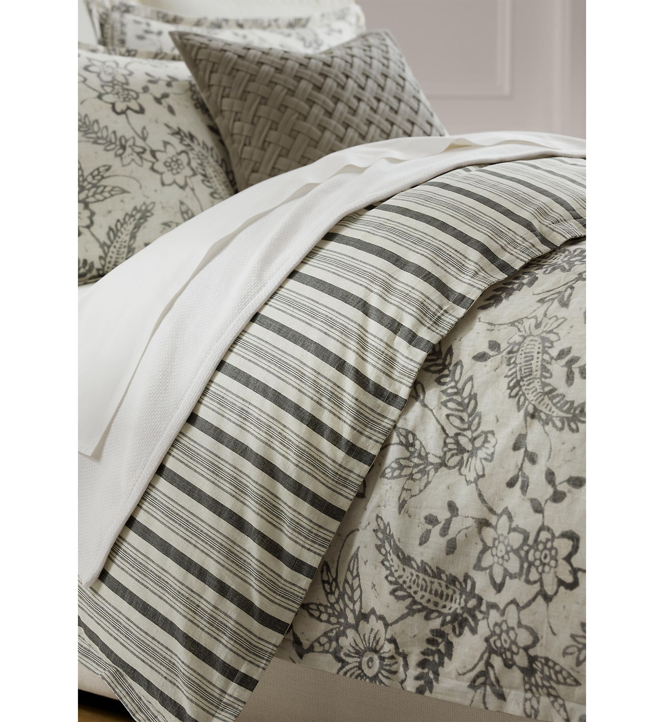 Sara Floral Paisley King Duvet Cover Set