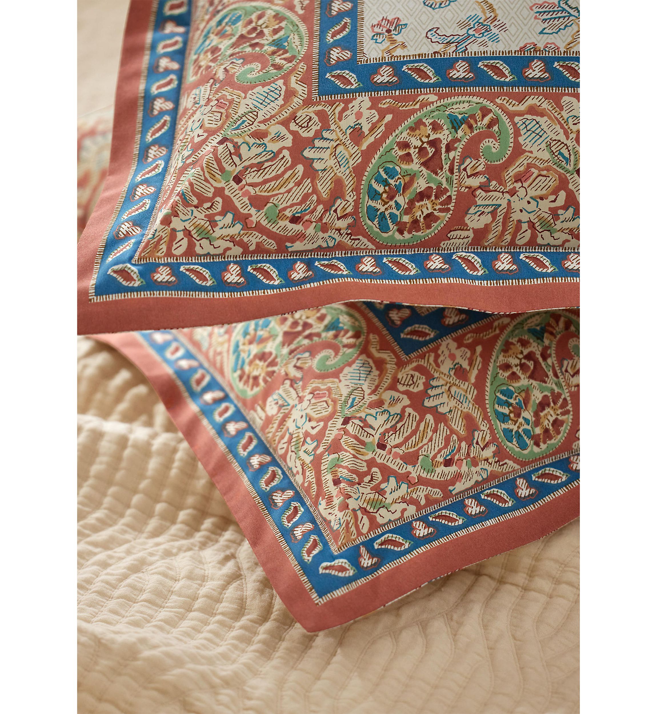 Bering Paisley Cotton Percale Full/Queen Duvet Cover