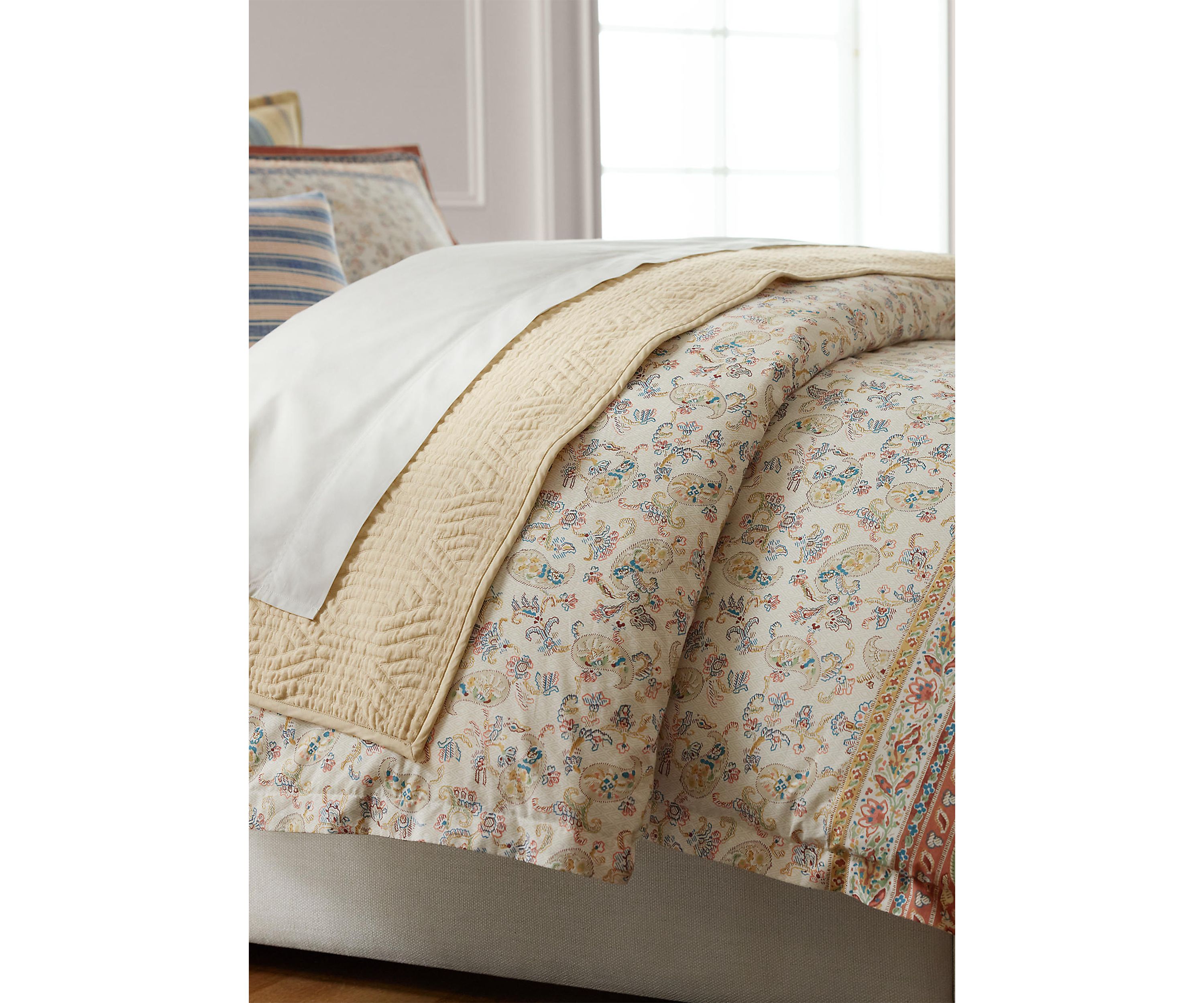 Bering Paisley Cotton Percale Full/Queen Comforter Set
