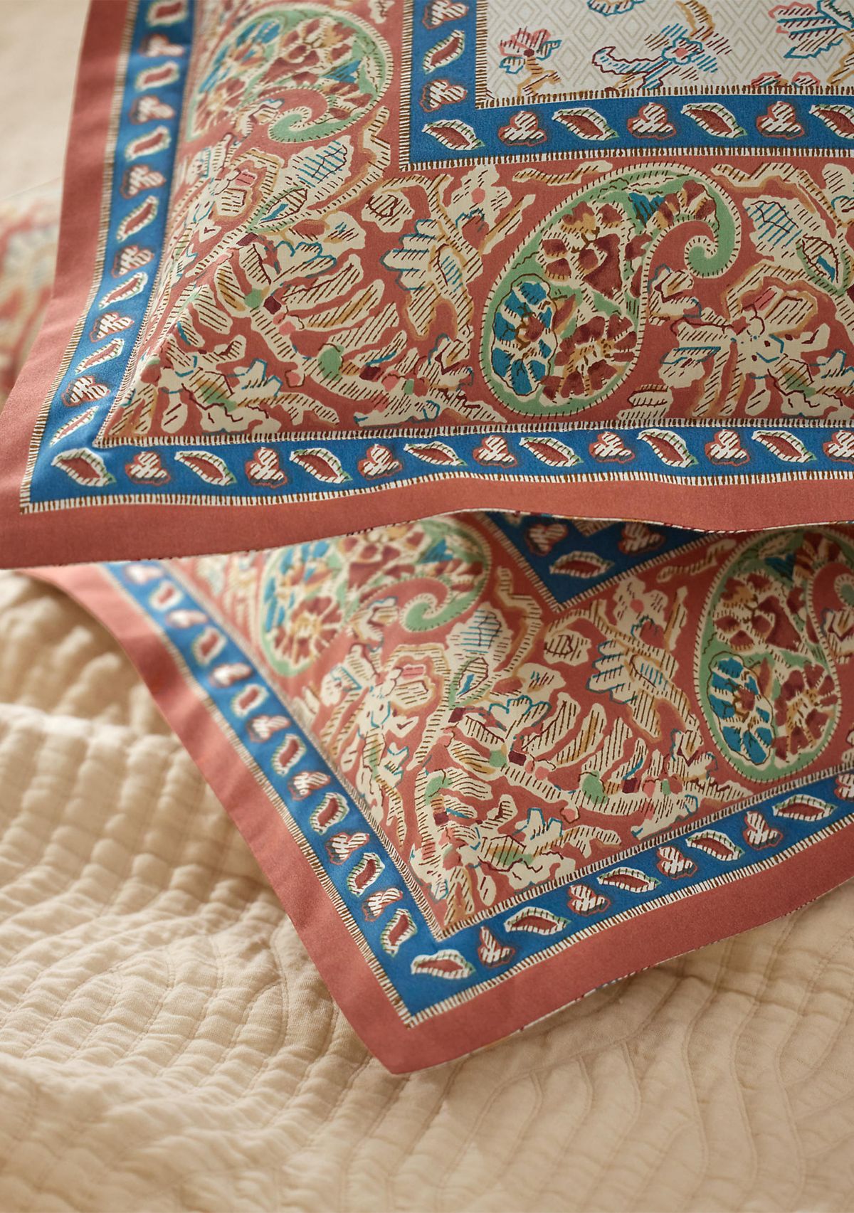 Bering Paisley Cotton Percale Full/Queen Comforter Set