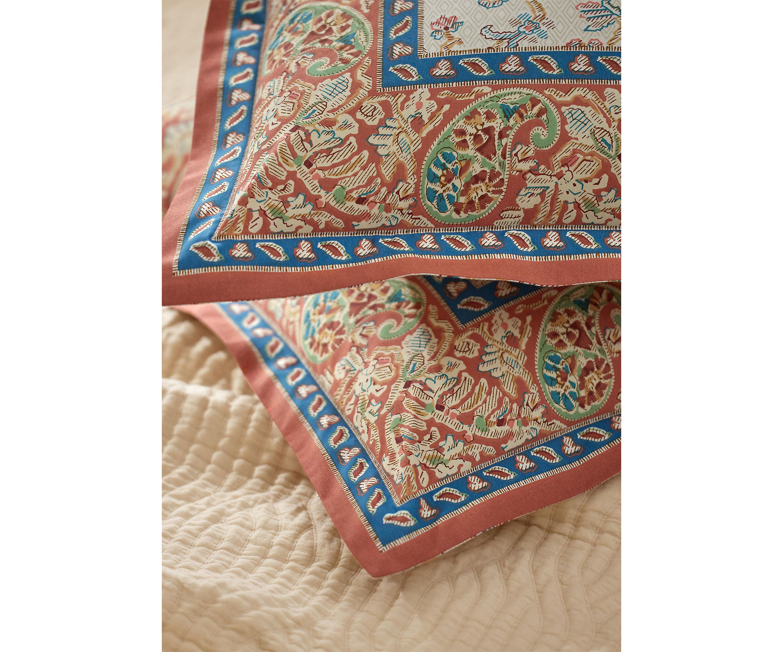 Bering Paisley Cotton Percale Full/Queen Comforter Set