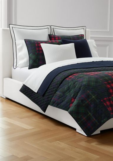 Hadley Soft Cotton Diamond-Stitch Quilt