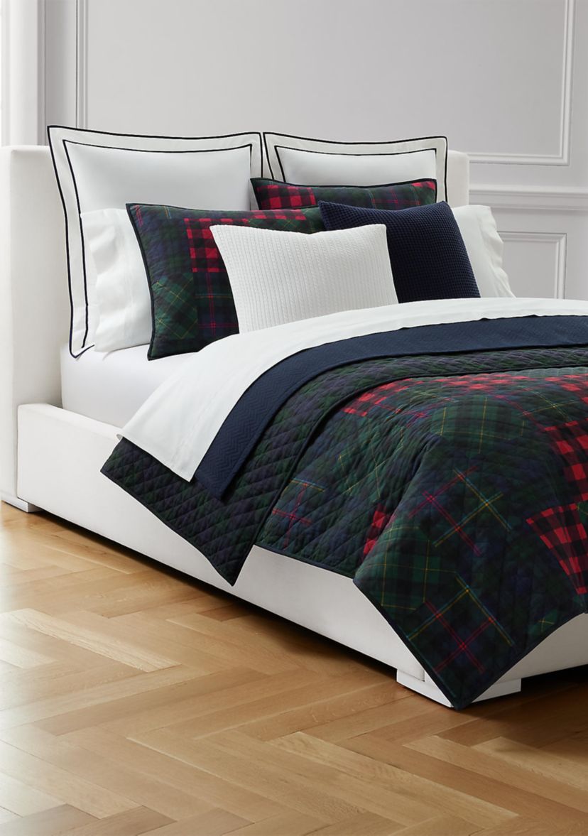 Hadley Soft Cotton Diamond-Stitch Quilt