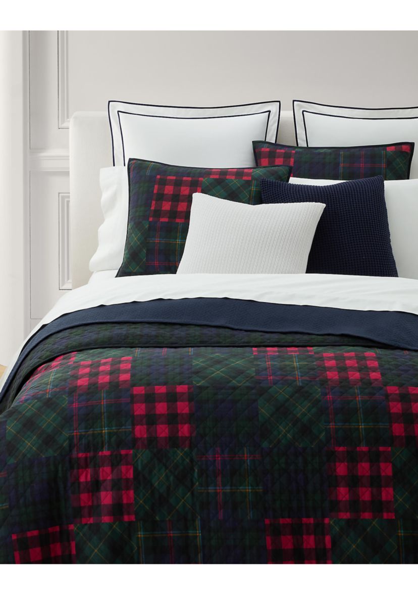 Hadley Soft Cotton Diamond-Stitch Quilt