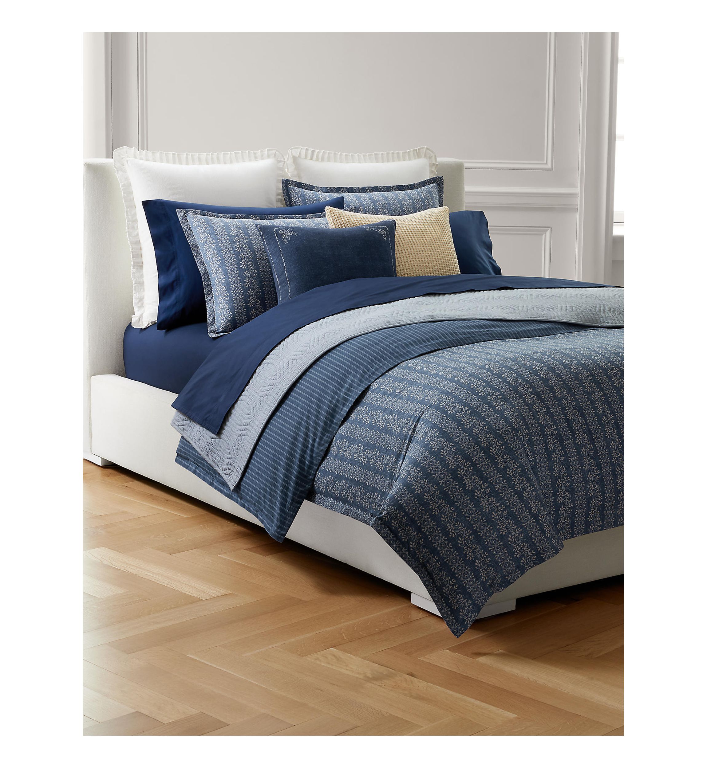 Gena Soft Cotton Reversible Duvet Cover Set