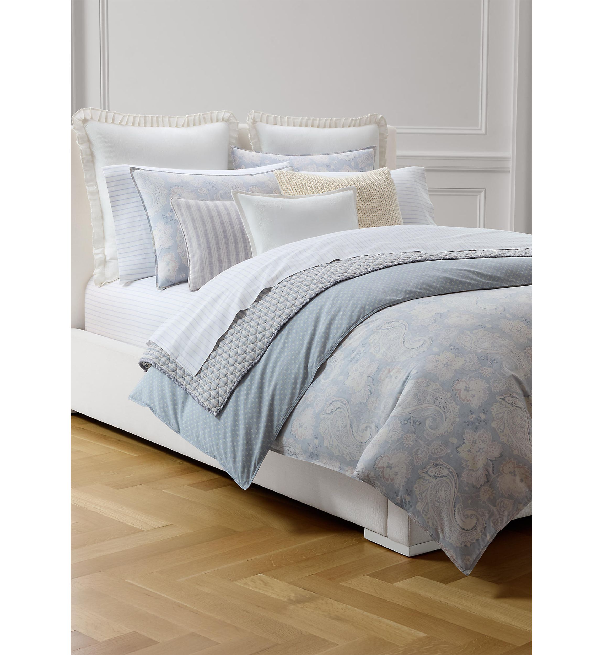 ラルフローレン　RALPH LAUREN ONE DUVET COVER Lauren Ralph Lauren Home Leigh Paisley Queen Duvet Cover Set | Belk