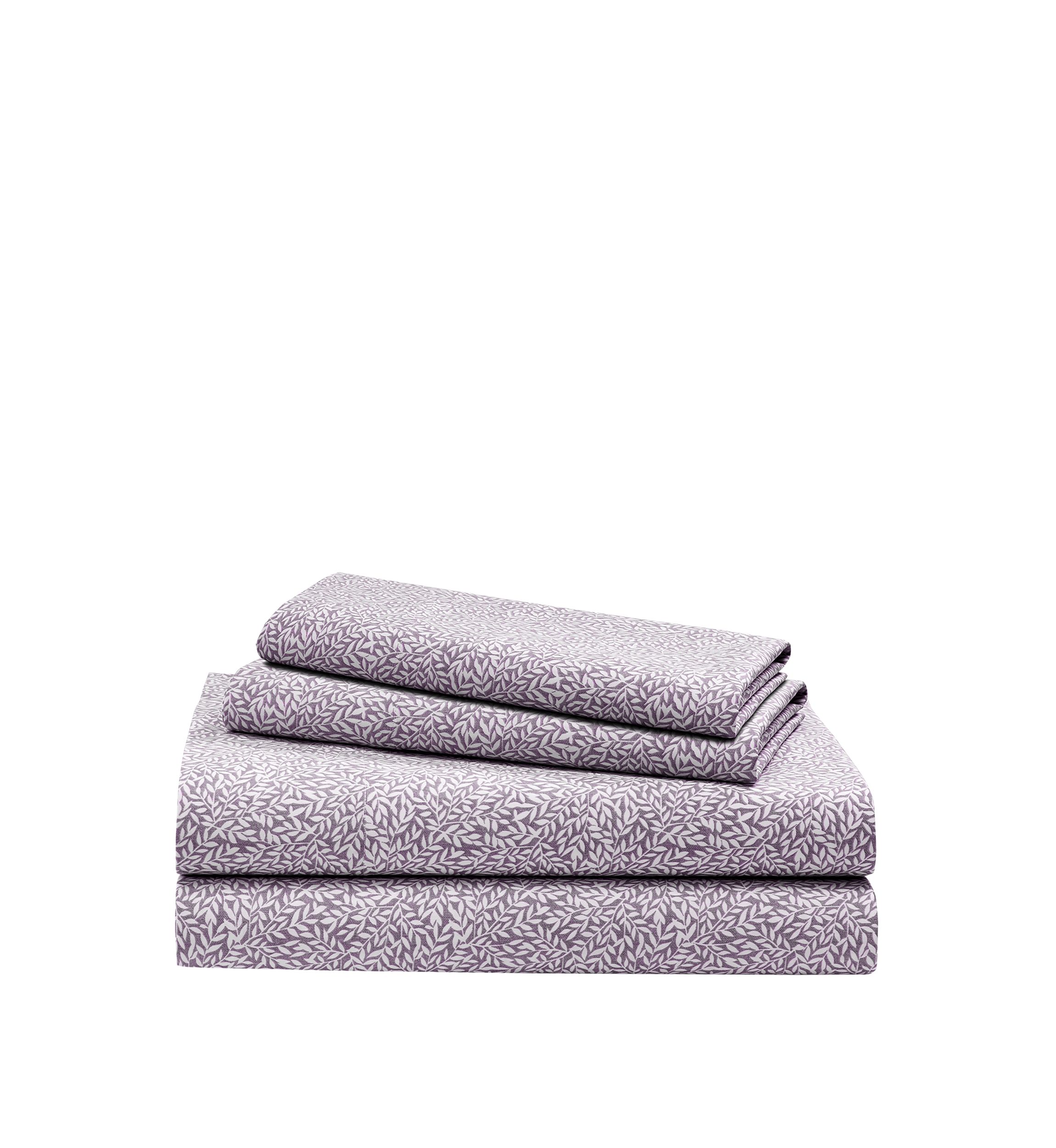 Spencer Sateen Leaf Sheet Set