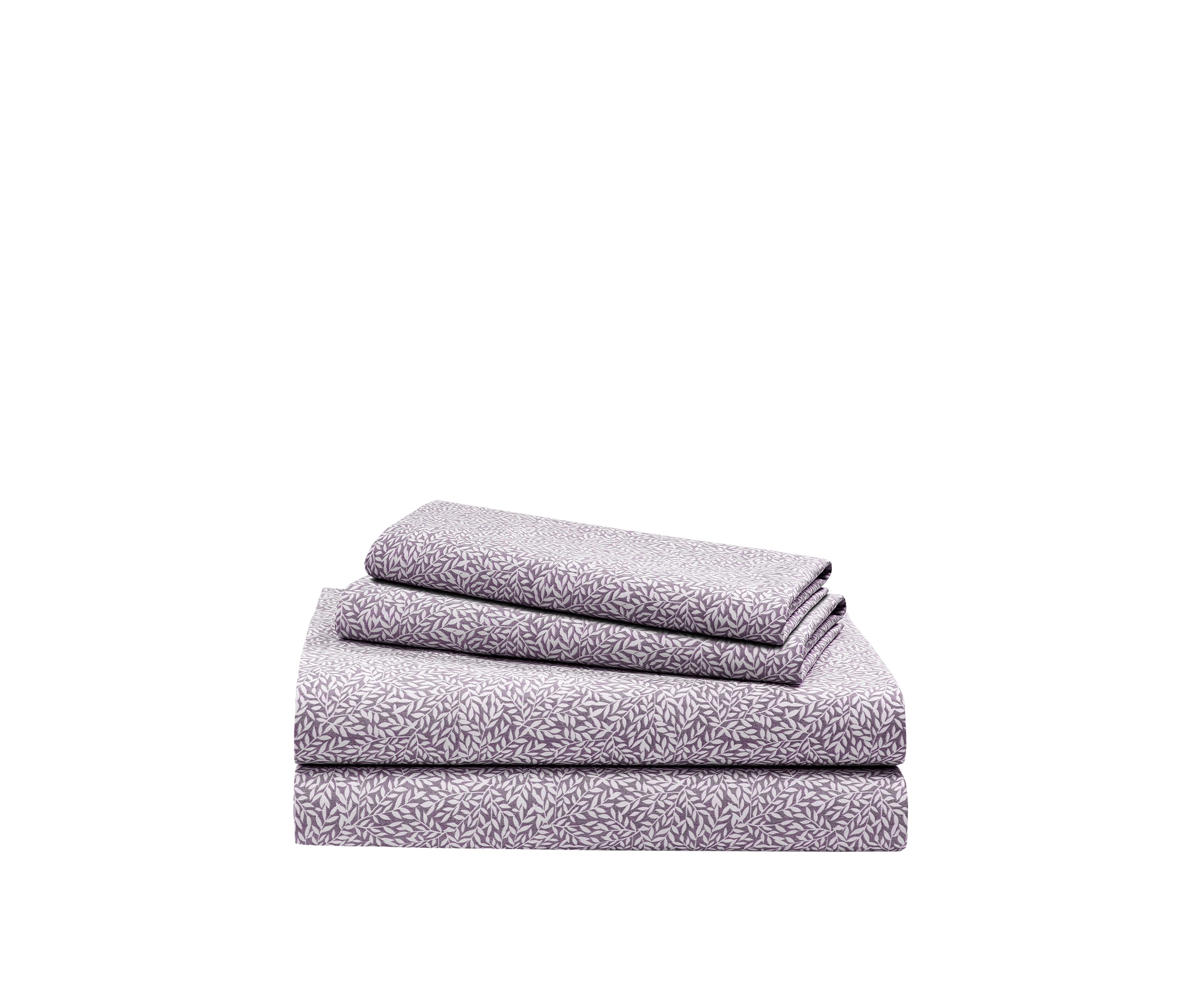 Spencer Sateen Leaf Sheet Set