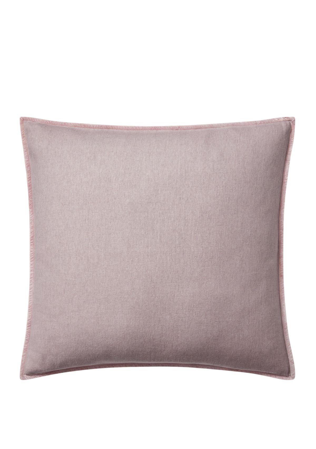 Claudia Velvet-Trim Euro Sham