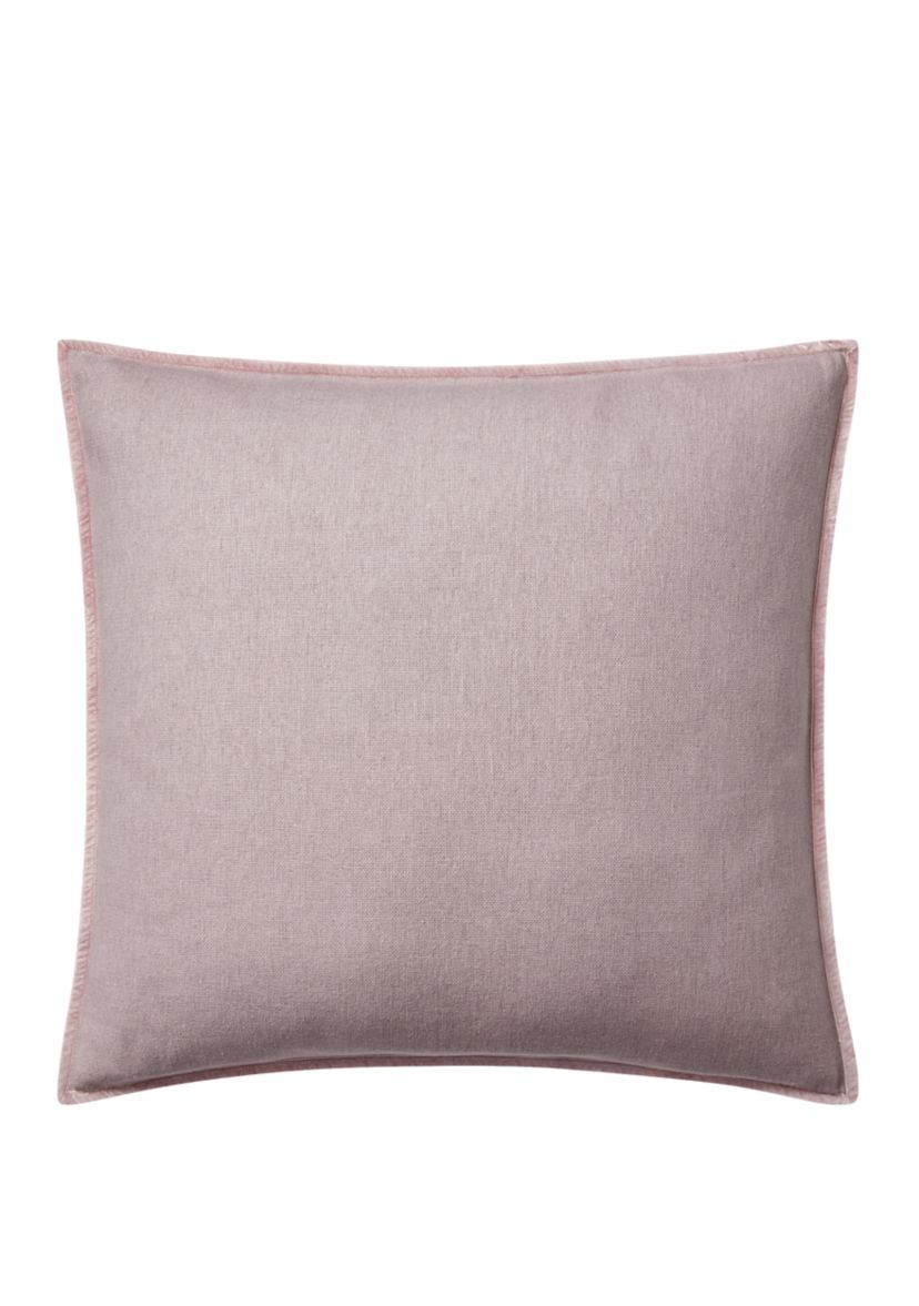 Claudia Velvet-Trim Euro Sham