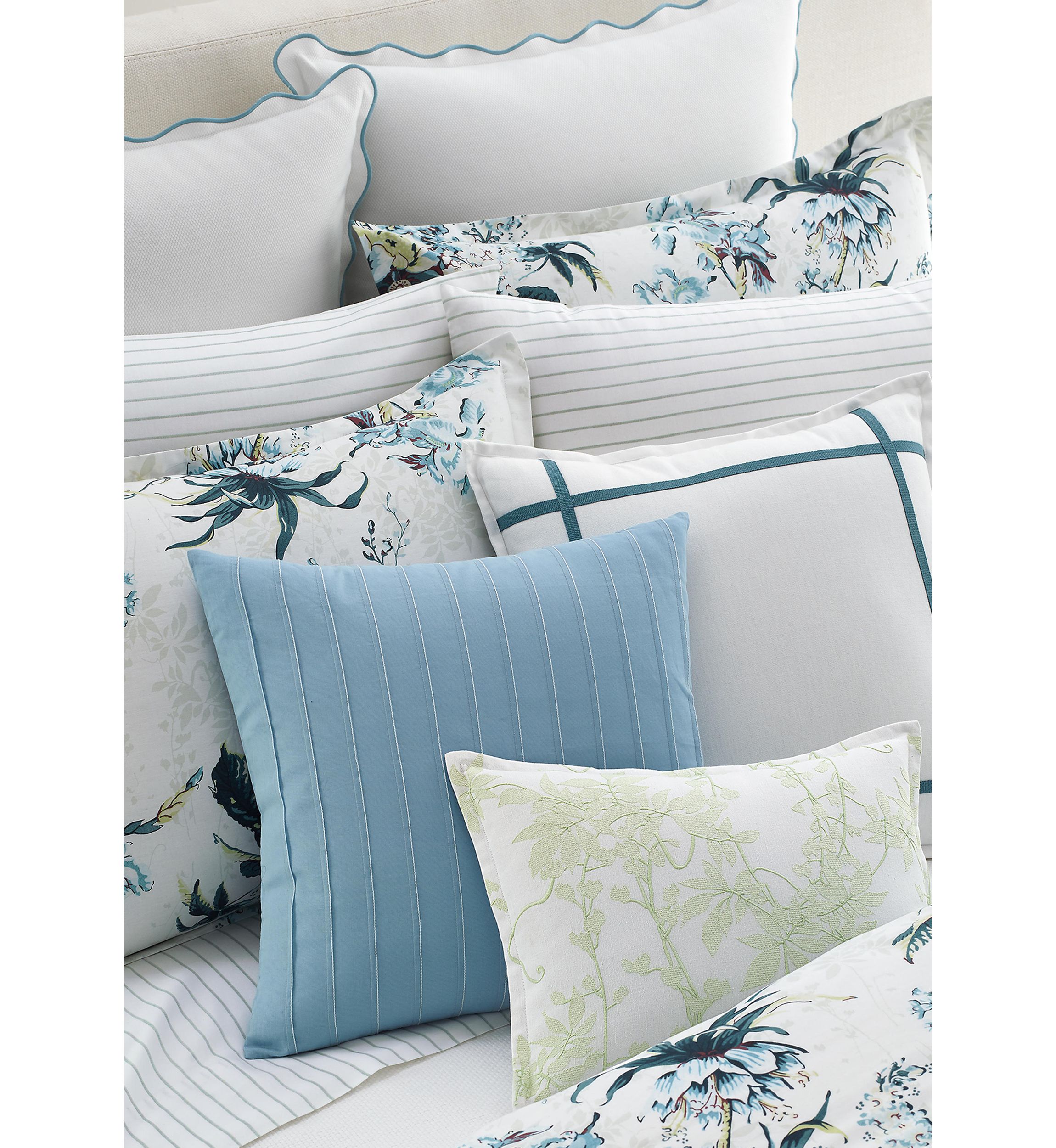 Eden Floral Embroidered Pillow Sham 