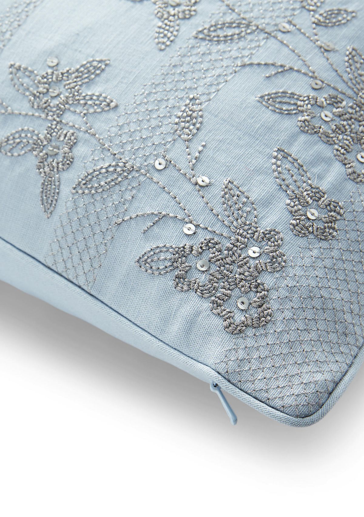 Carolyne Embroidery Throw Pillow