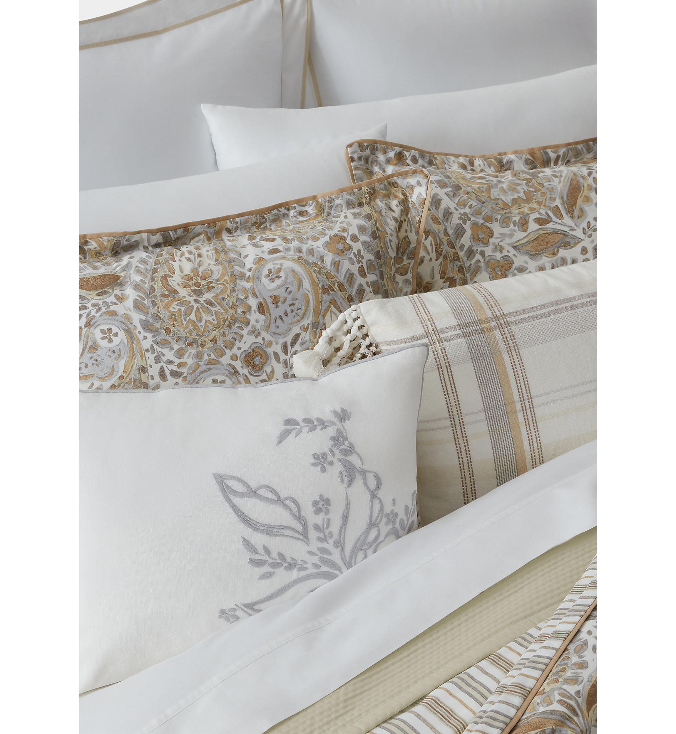 Naomi Embroidery Throw Pillow