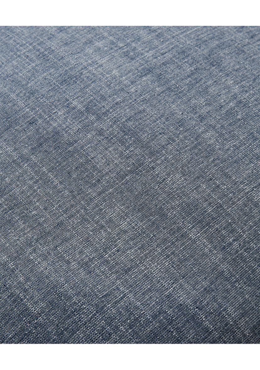 Dominique Chambray Throw Pillow