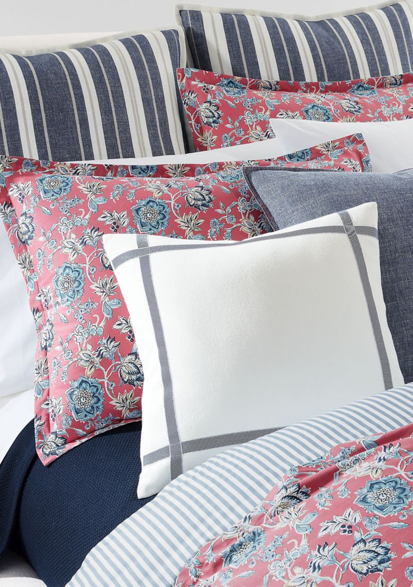 Dominique Chambray Throw Pillow