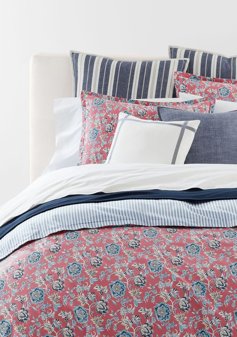 Dominique Chambray Throw Pillow