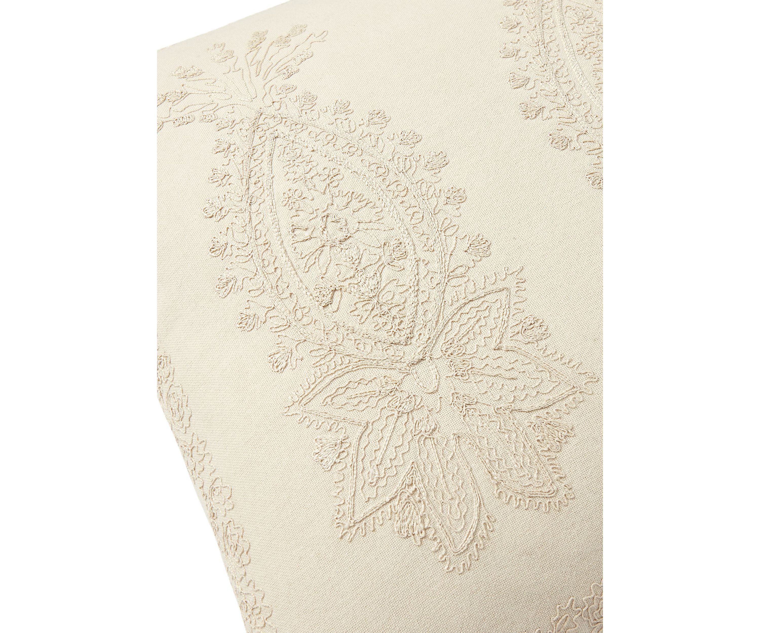 Riley Embroidery Throw Pillow