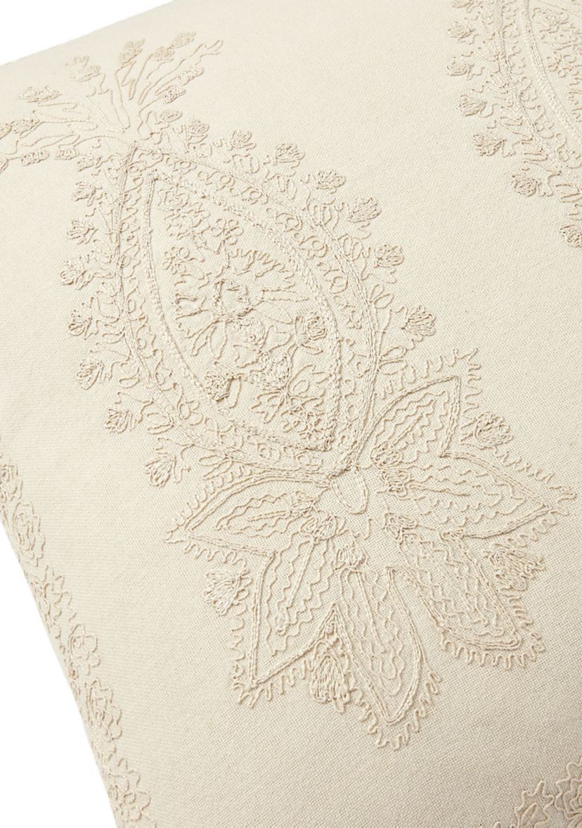 Riley Embroidery Throw Pillow