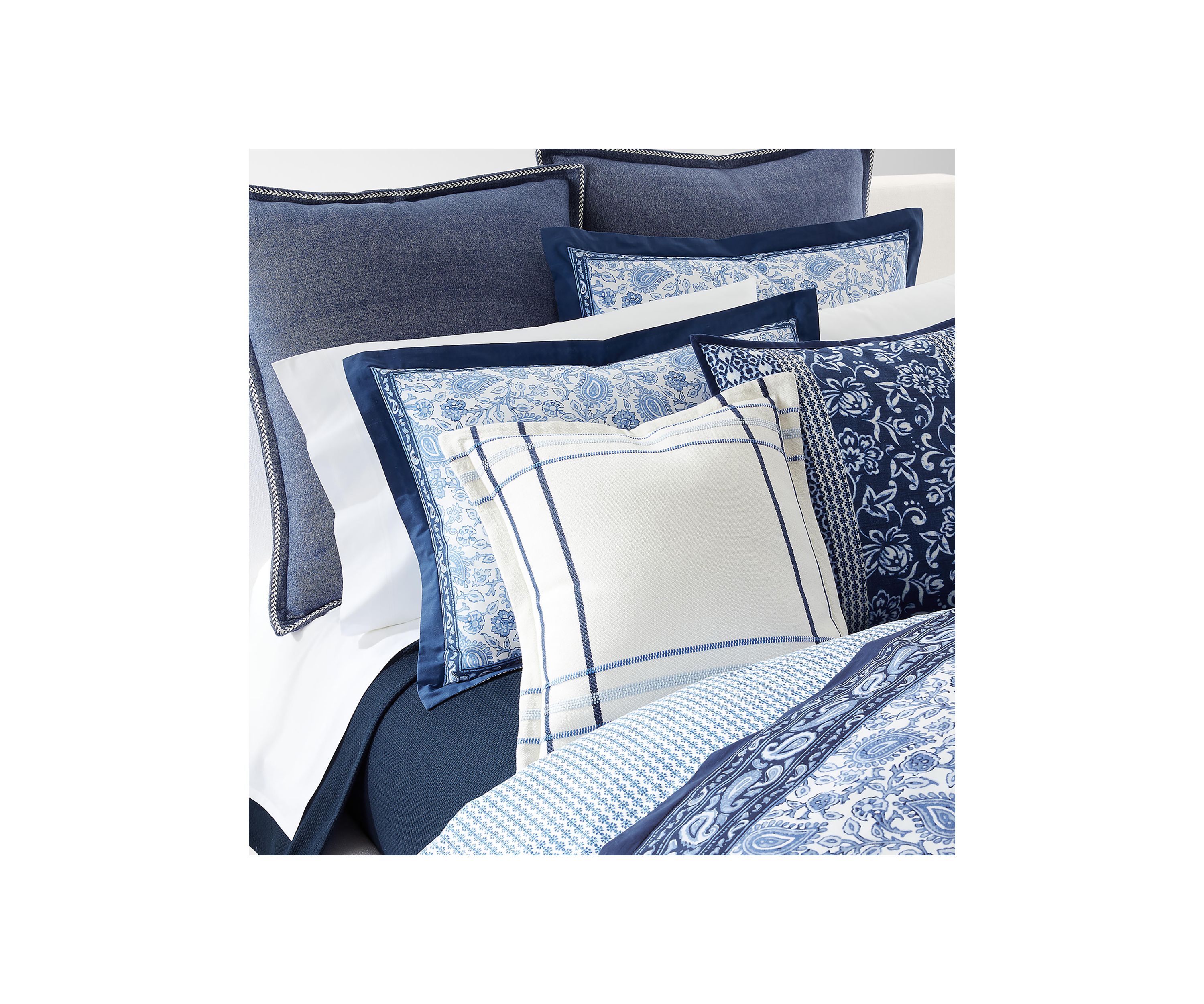 Arielle Feather Stitch Euro Sham