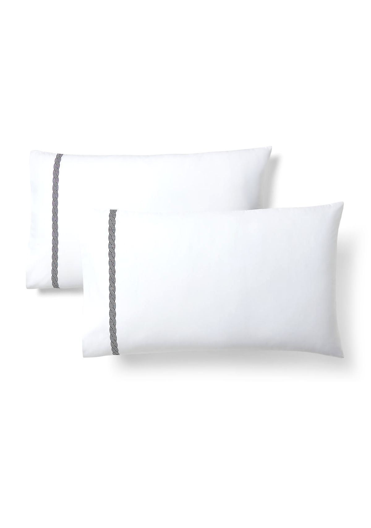 Spencer Cable Embroidery Pillowcase Set
