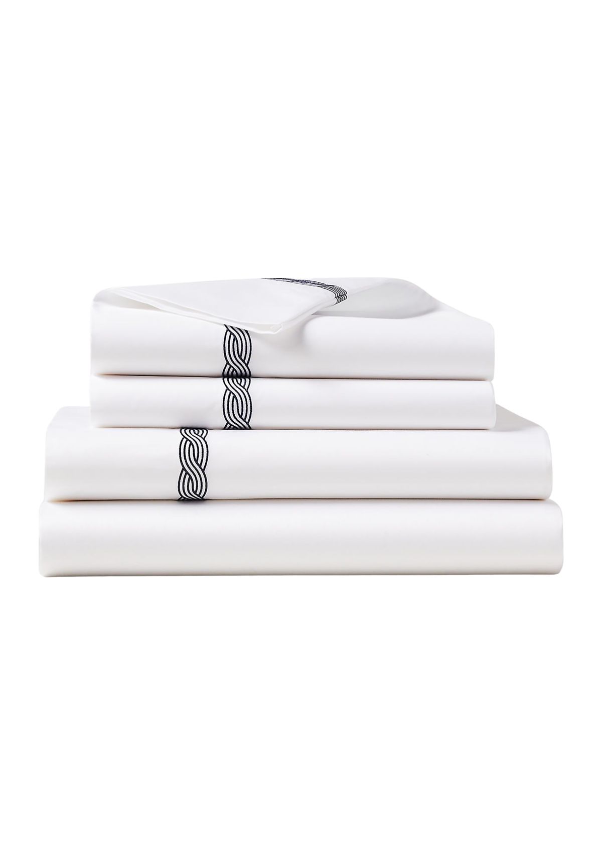 Spencer Cable Embroidery Pillowcase Set