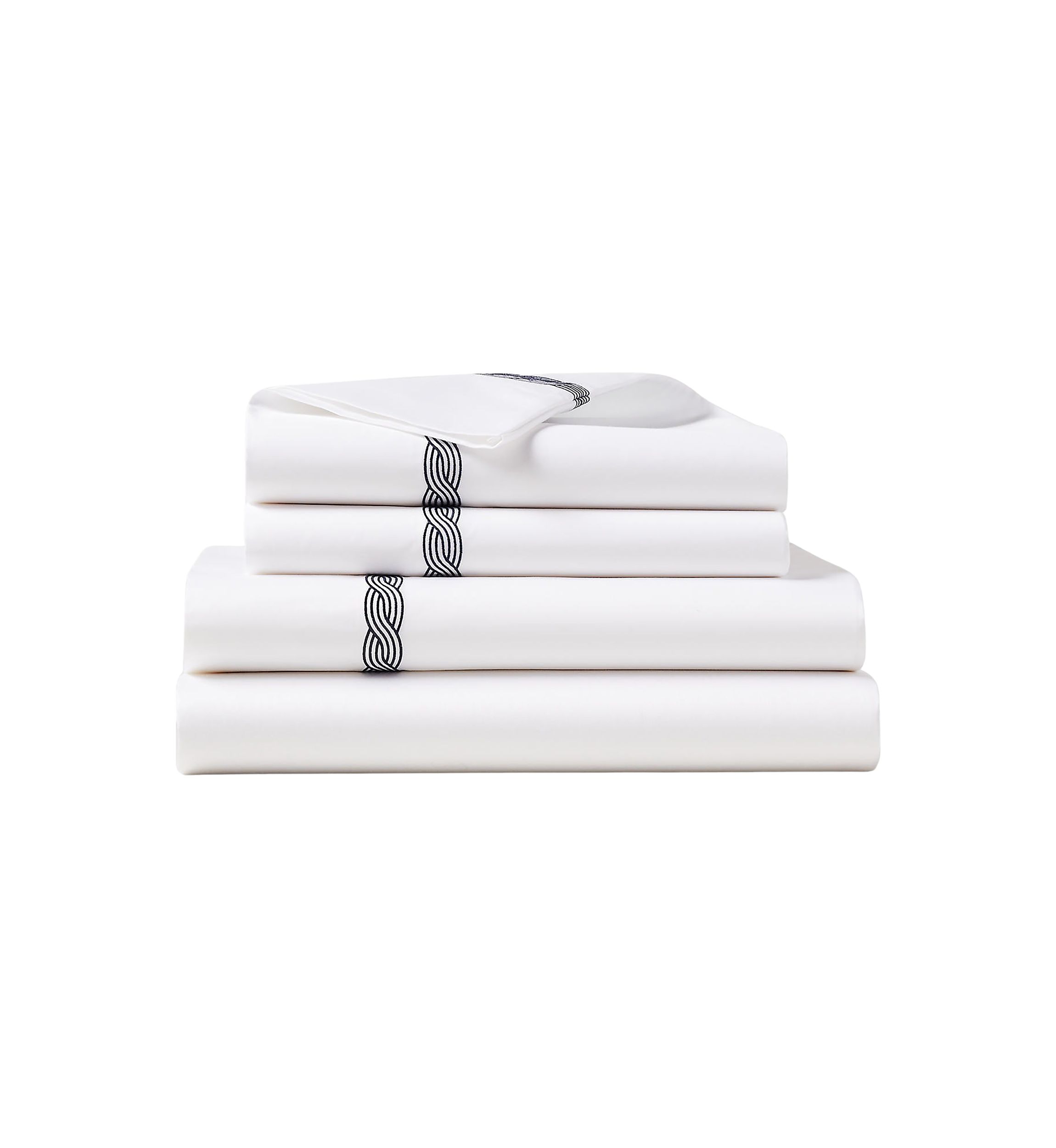 Spencer Cable Embroidery Pillowcase Set