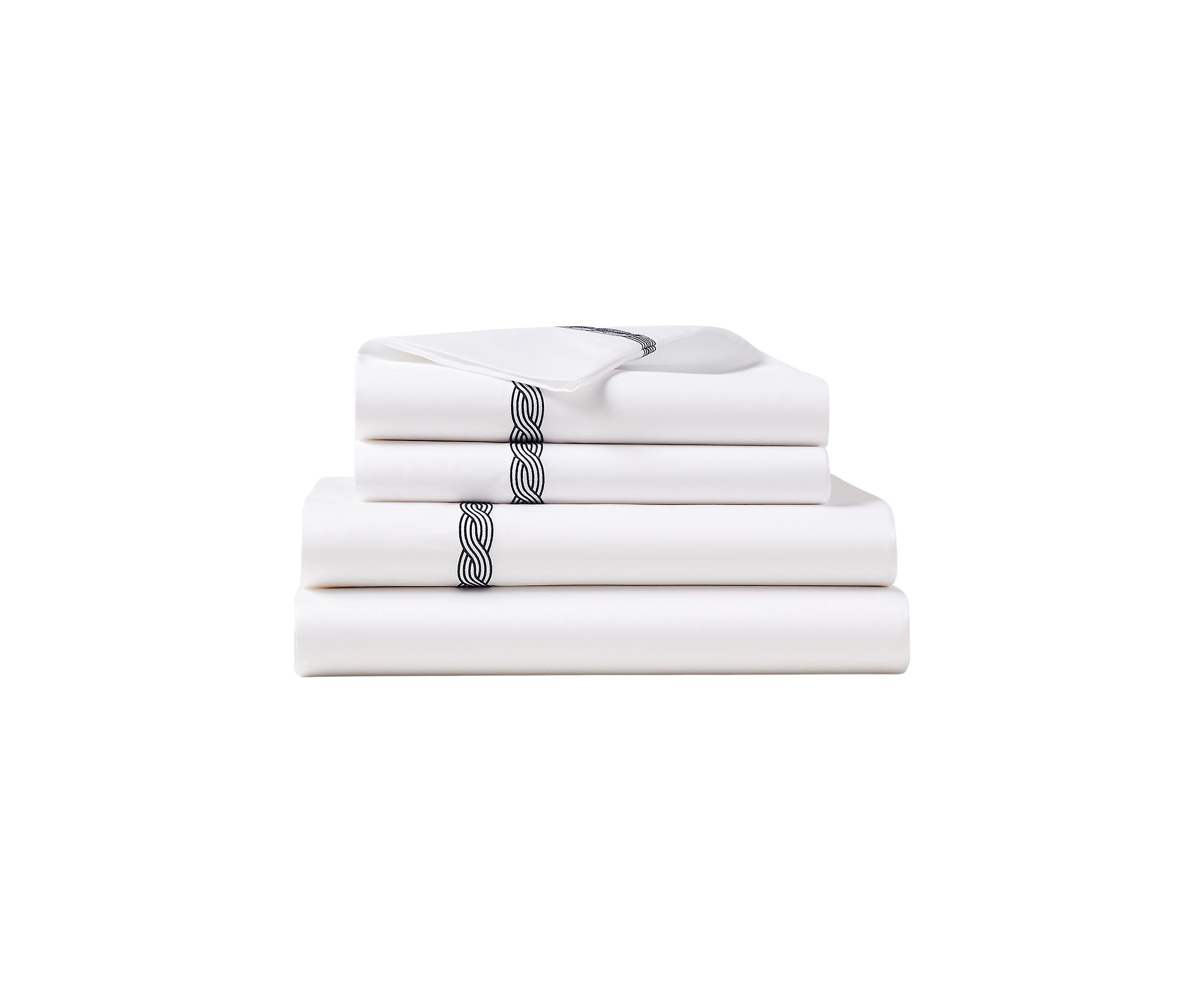 Spencer Cable Embroidery Pillowcase Set