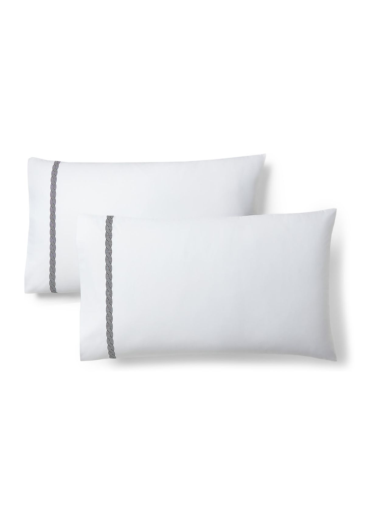 Spencer Cable Embroidery Pillowcase Set