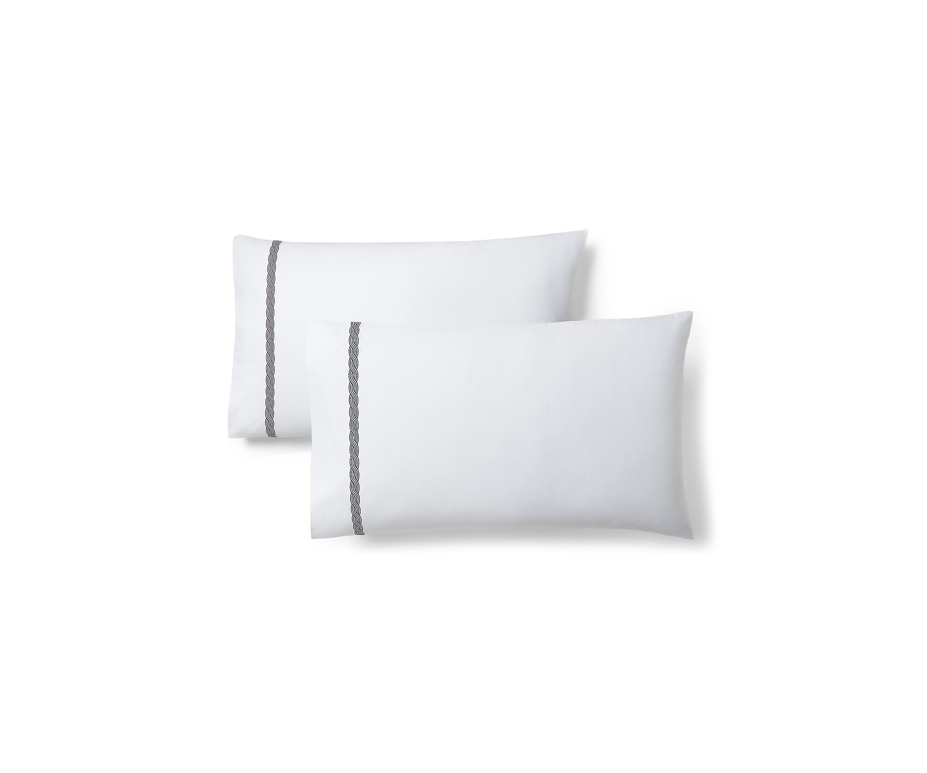 Spencer Cable Embroidery Pillowcase Set
