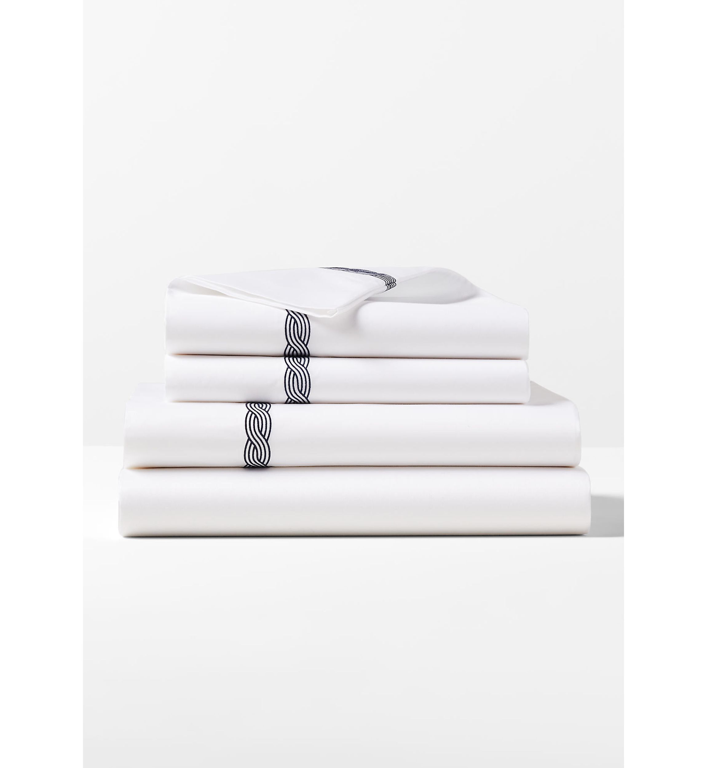 Spencer Cable Embroidery Pillowcase Set