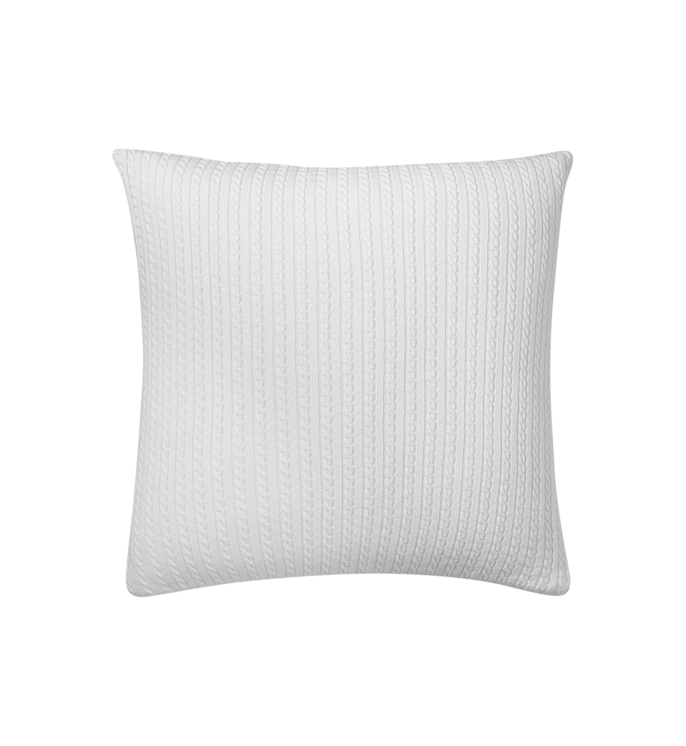Delphine Cable-Knit Throw Pillow