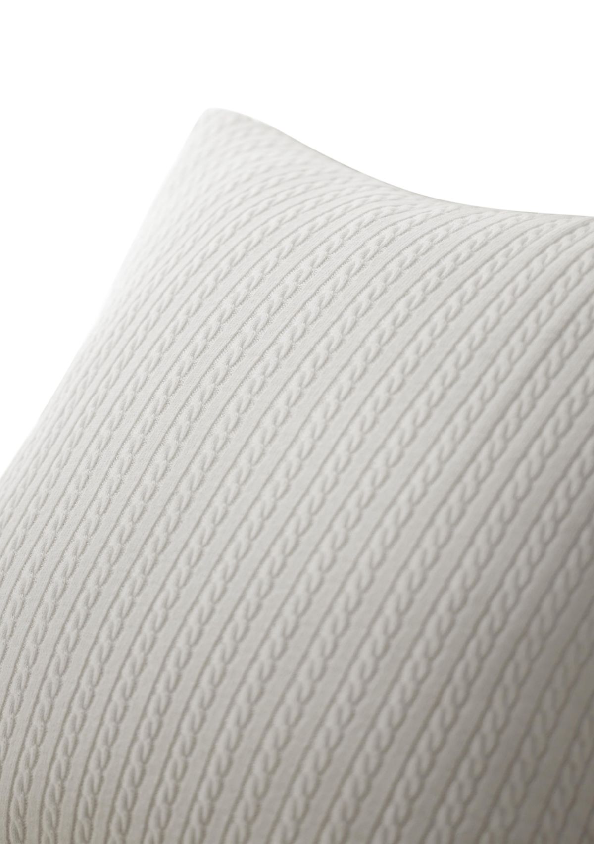 Delphine Cable-Knit Throw Pillow