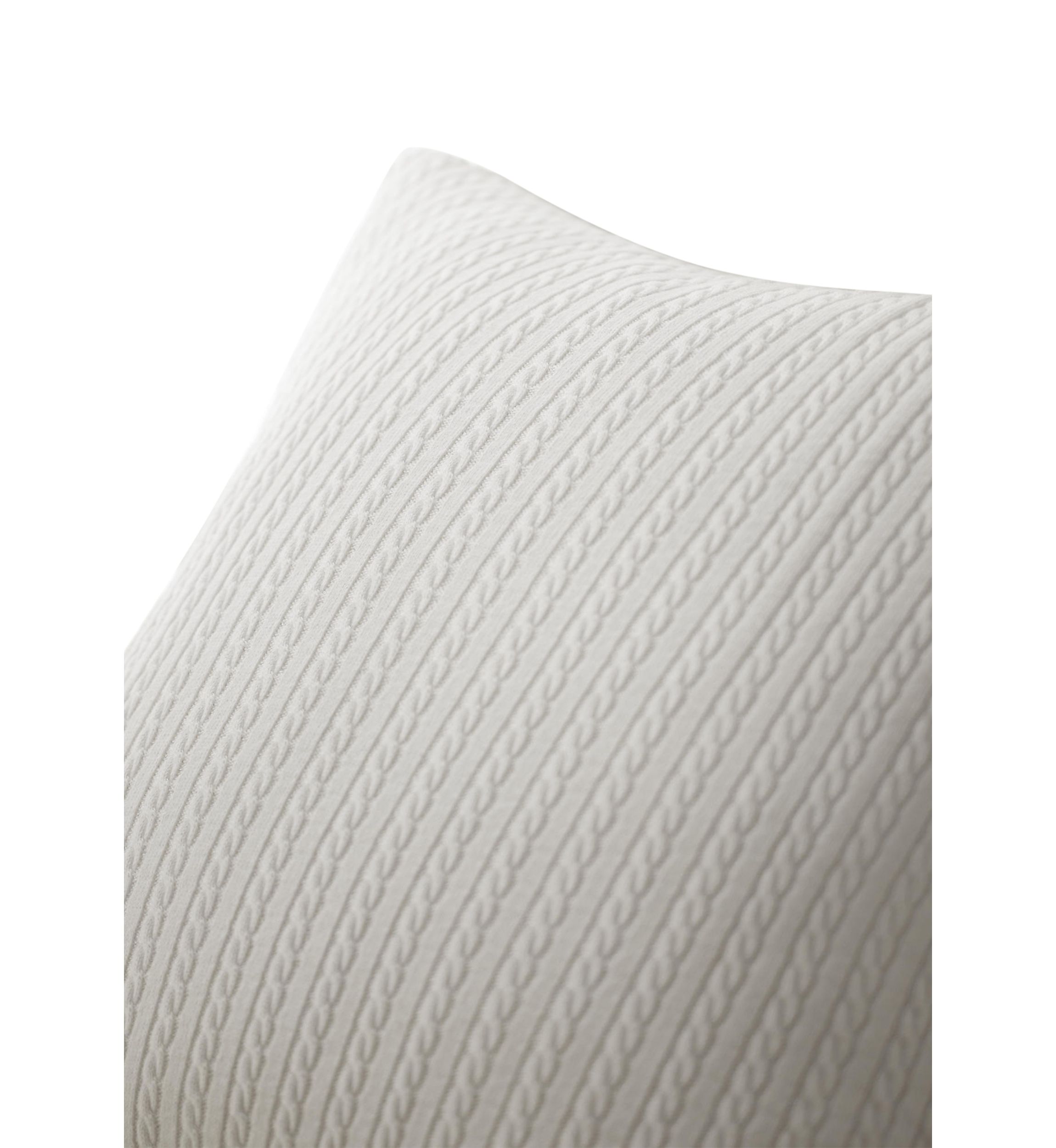 Delphine Cable-Knit Throw Pillow