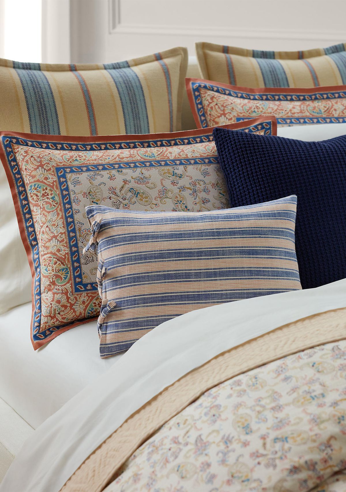 Brenna Striped Throw Pillow