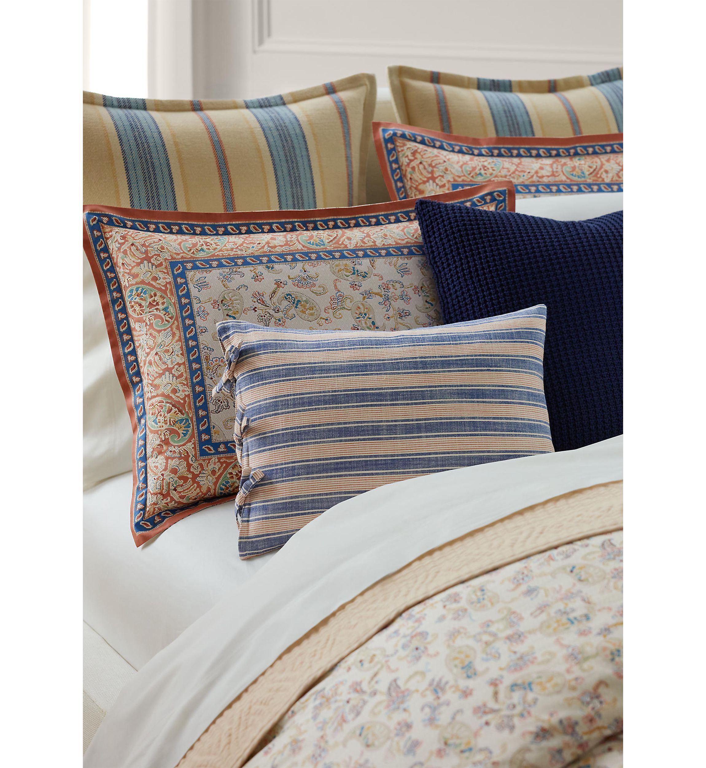 Brenna Striped Throw Pillow