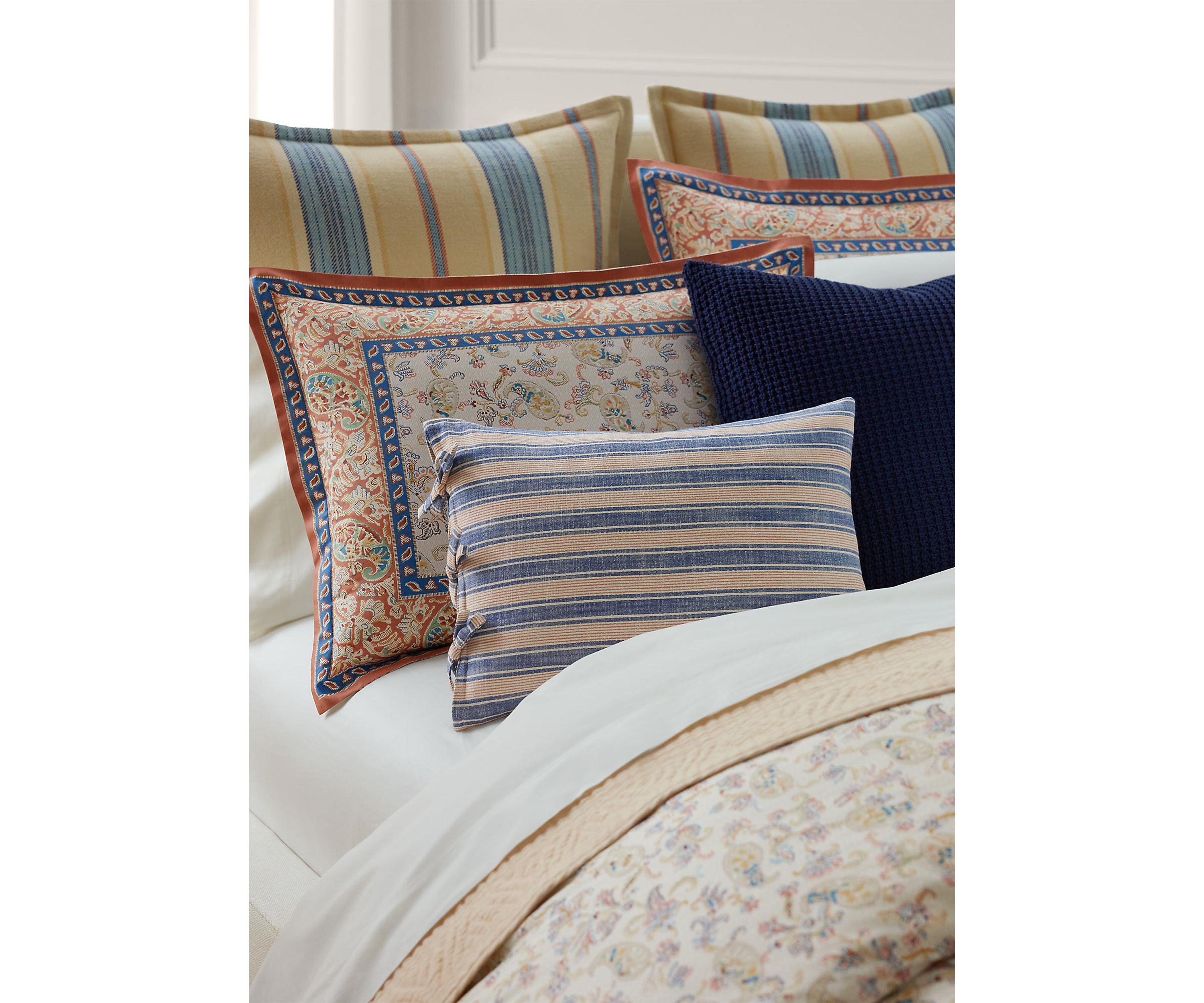 Brenna Striped Throw Pillow